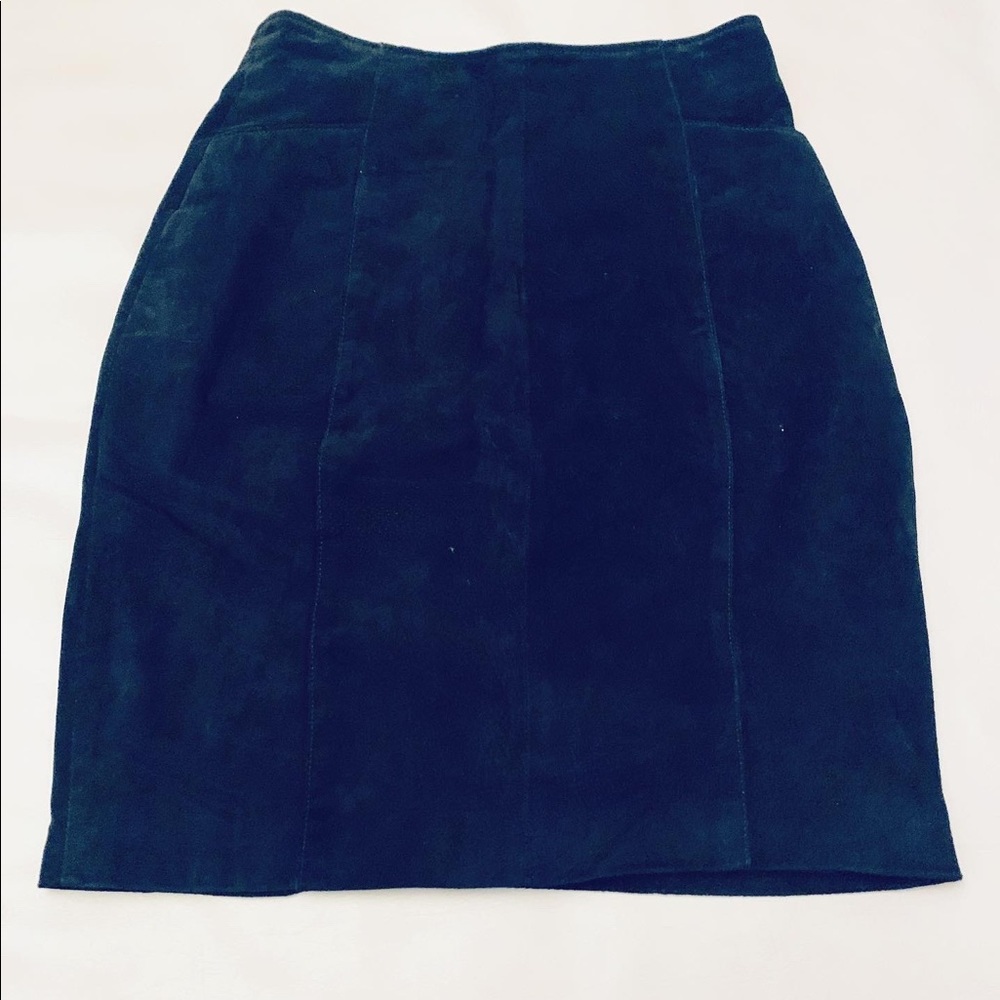 Suede Mini Skirt